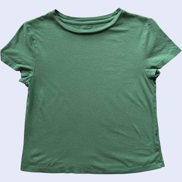 Universal Thread shrunken crewneck tee green XS minimalist - Picture 1 of 6